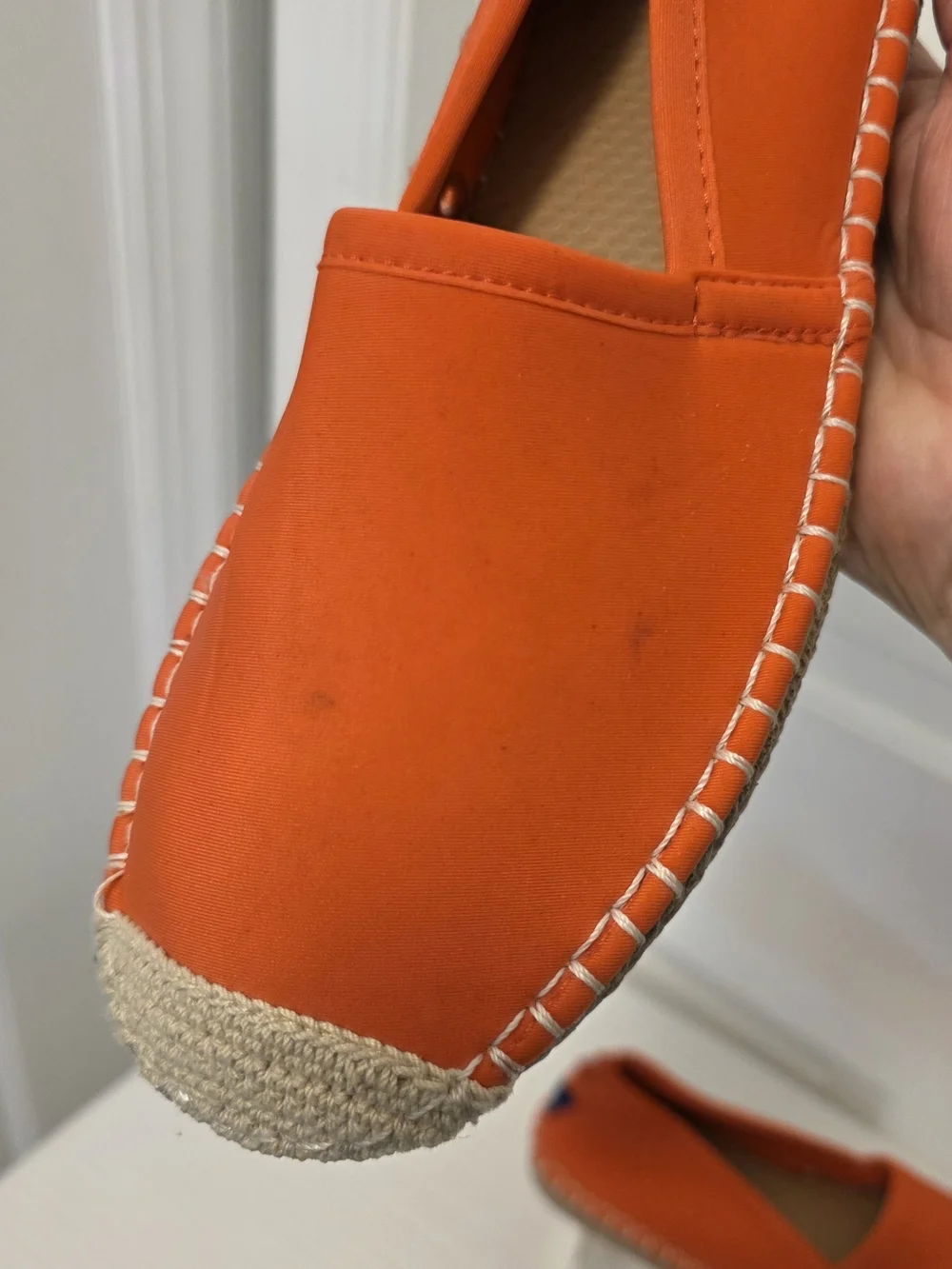 Sea Star Women's Orange Beachcomber Espadrilles - Beachwear Size 9, Colorful